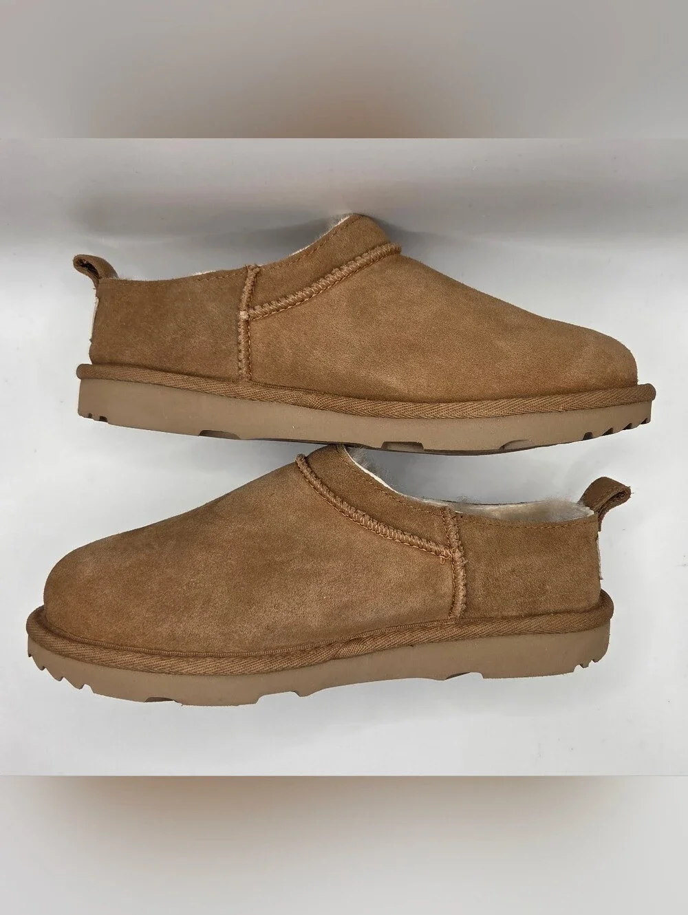 UGG Ultra Mini Classic Slip-On Bootie Kids Size 3 Chestnut